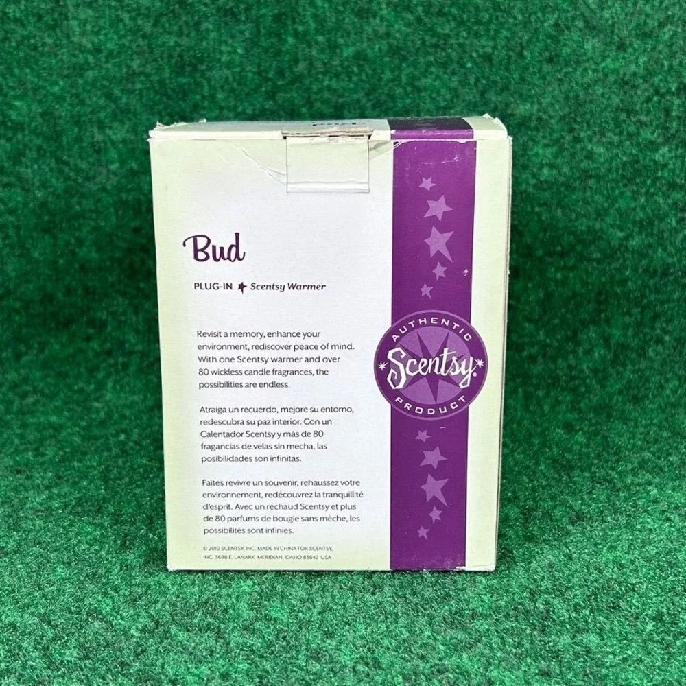 Scentsy Bud Plug-In Warmer Porcelain Floral Pattern 15W Bulb For Wax Melts‎